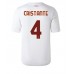 Cheap AS Roma Bryan Cristante #4 Away Football Shirt 2022-23 Short Sleeve